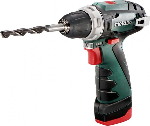 Дрель-шуруповерт аккумуляторная METABO PowerMaxx BS Basic 2х2,0 Ач, в коробке [600984000]