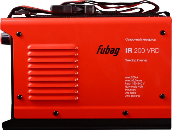 Сварочный инвертор FUBAG IR 200 VRD [38900]